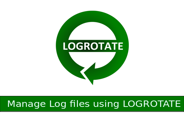 How manage log files with LOGROTATE