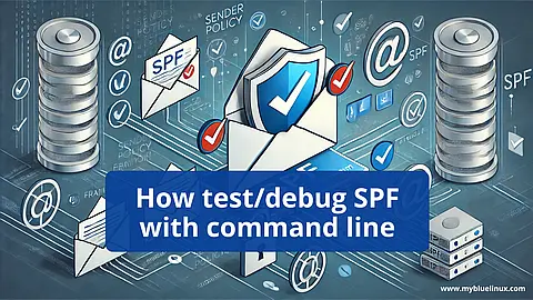 Test abd Debug SPF with command line